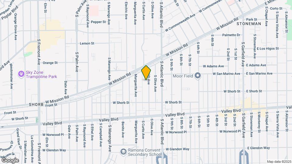 915 Edith Ave Map and Location Details