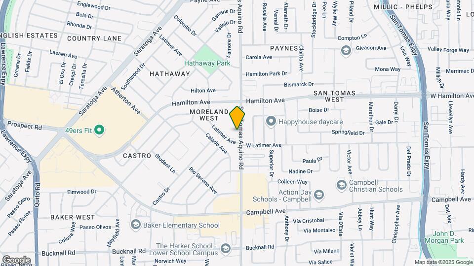 1713-1715 San Tomas Aquino Rd Mapa y Detalles de la Ubicación