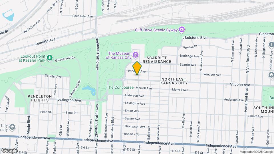 104 N Indiana Ave Map and Location Details