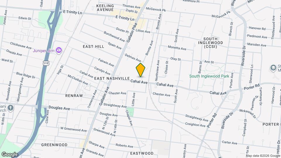 1147 Cahal Ave Map and Location Details