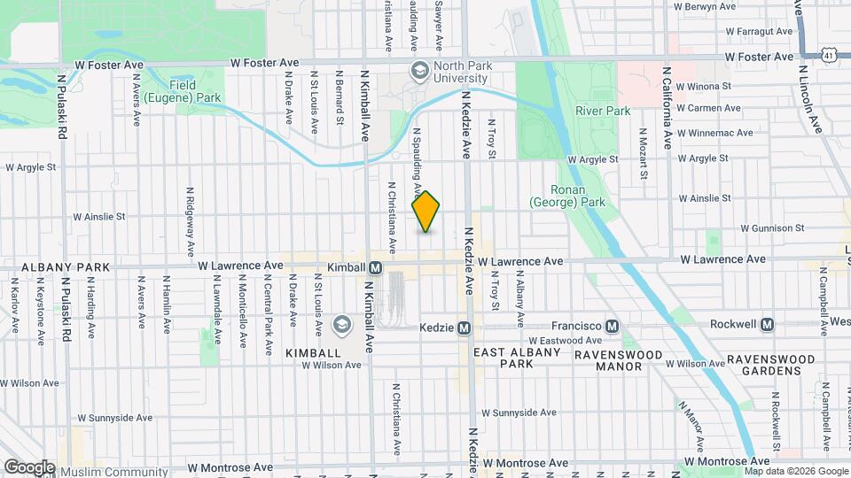 4827 N Spaulding Ave Map and Location Details