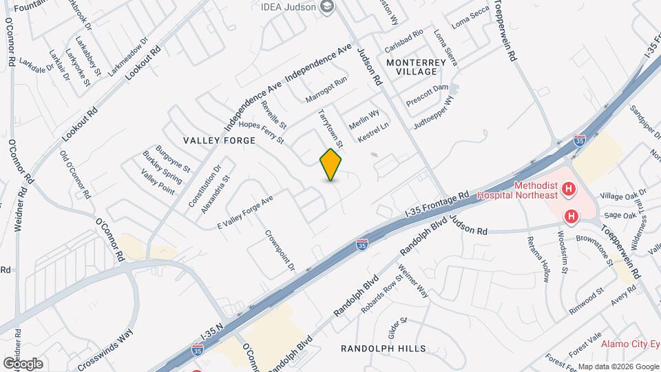 12418 Bret Springs St Map and Location Details