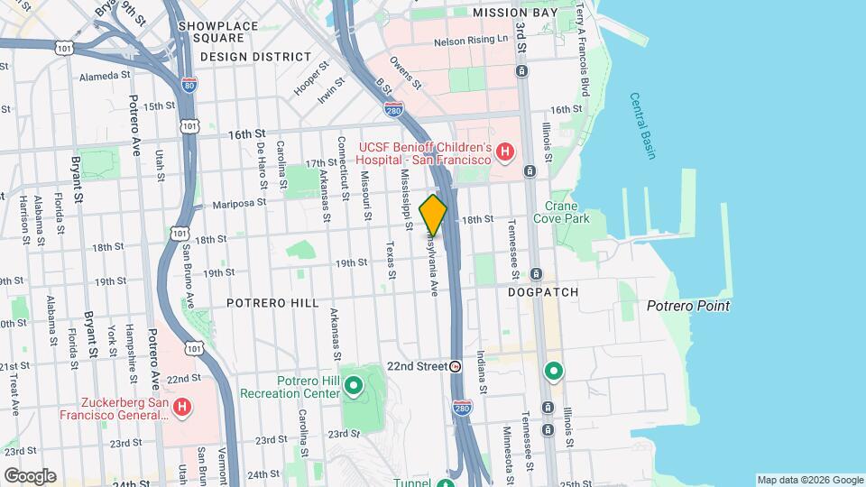 353 Pennsylvania Ave Map and Location Details