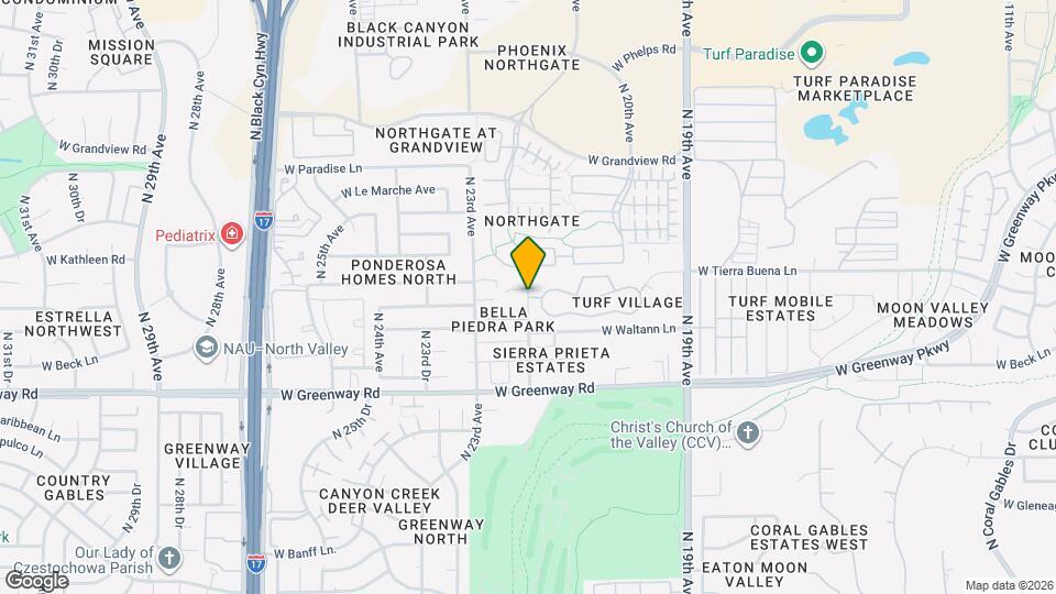 2213 W Carol Ann Way Map and Location Details