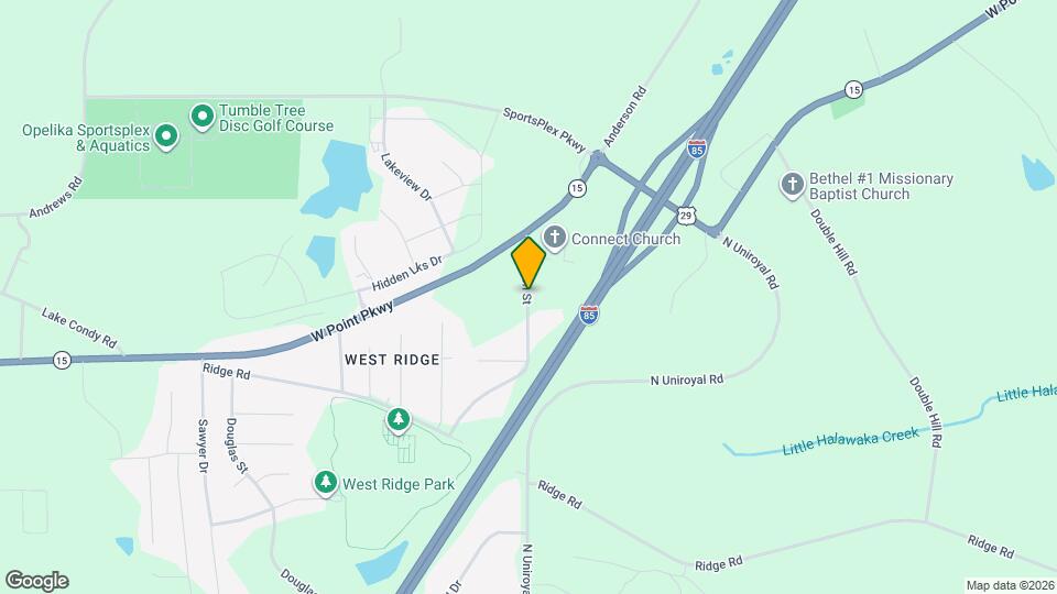 1743 Hanson St Map and Location Details