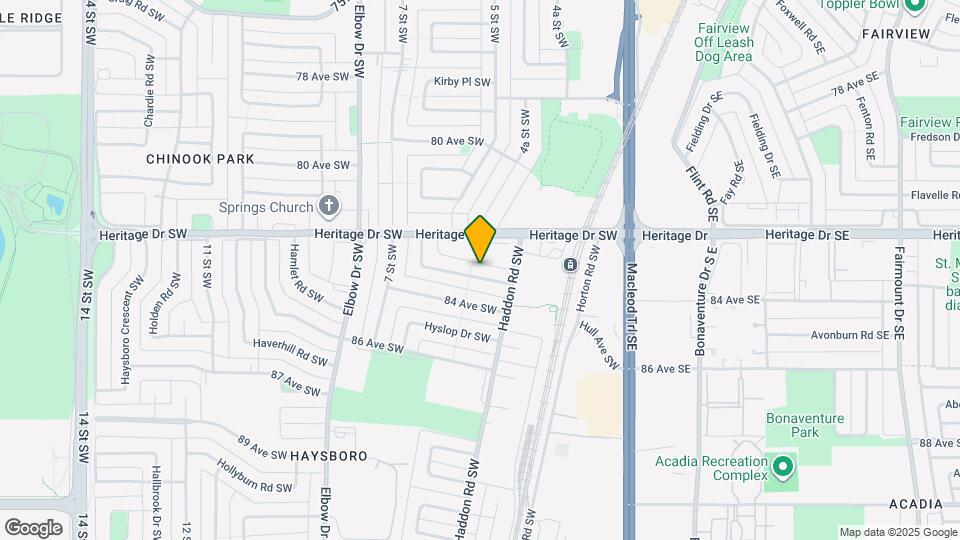 68 Healy Dr SW Map and Location Details