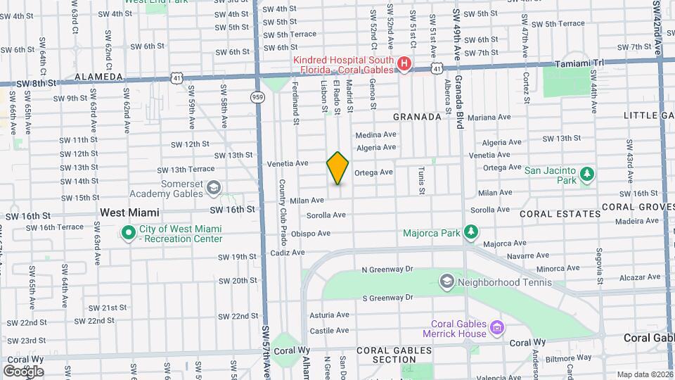 1502 El Rado St Map and Location Details