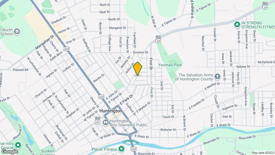 601 Leopold St Map and Location Details