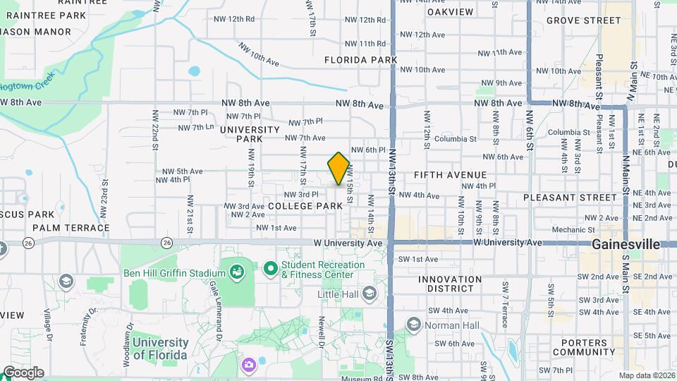 321 NW 15th Terrace Map and Location Details