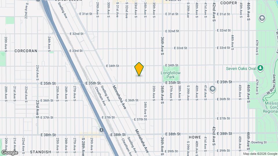3437 33rd Ave S Map and Location Details