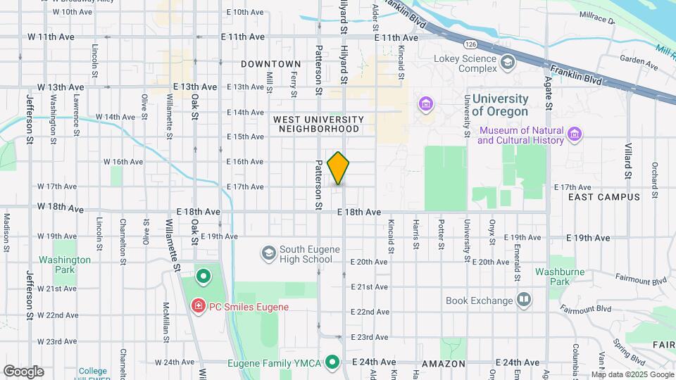 1710 Hilyard St Map and Location Details