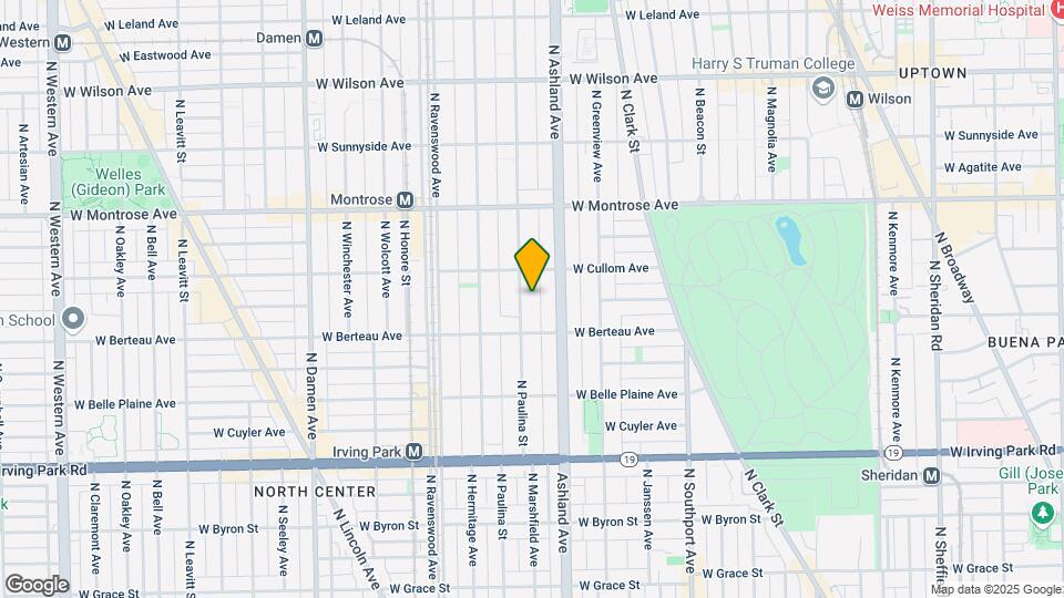 4231 N Paulina St-Unit -Apt 3E Map and Location Details
