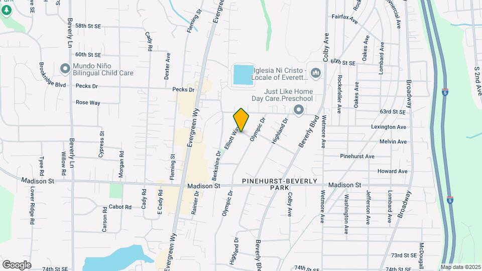 1404 Palm Ave Mapa y Detalles de la Ubicación
