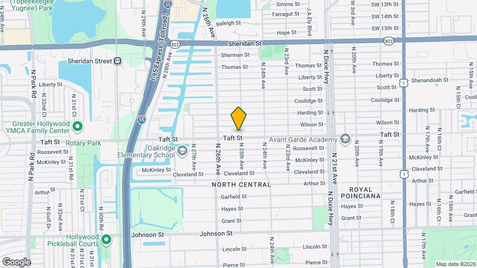 1720 N 25th Ave Map and Location Details