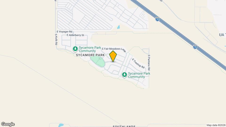 7585 E Picket Fence Ln Map and Location Details