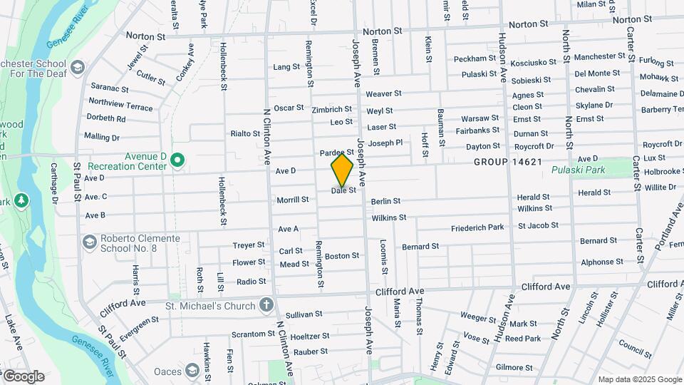 49 Depew St Map and Location Details