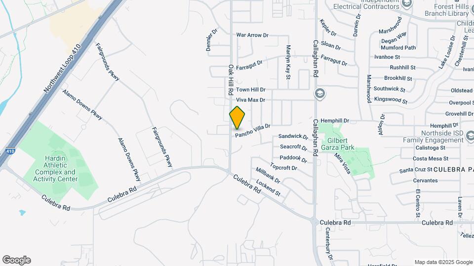 6231 Pancho Villa Dr Map and Location Details