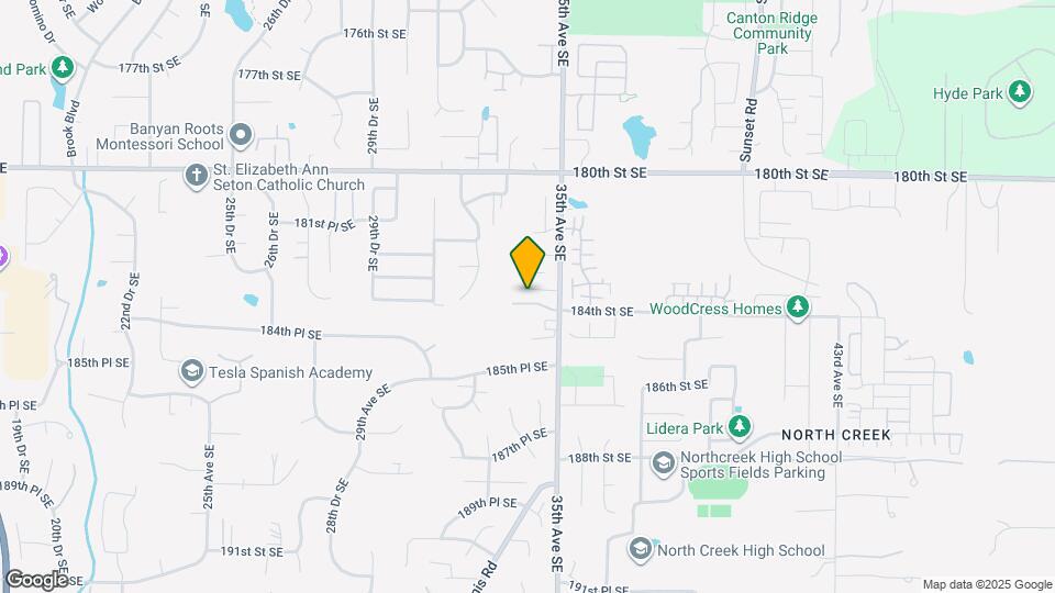 3406 183rd Pl SE Map and Location Details