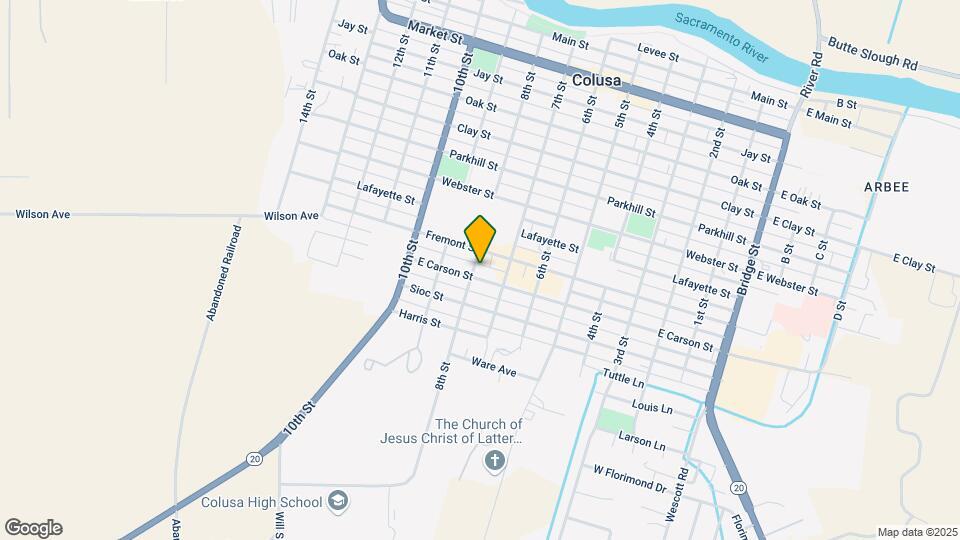 730 Carson St Mapa y Detalles de la Ubicación