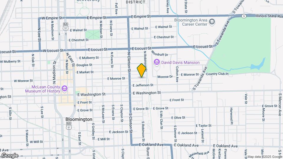 817 E Monroe St Map and Location Details