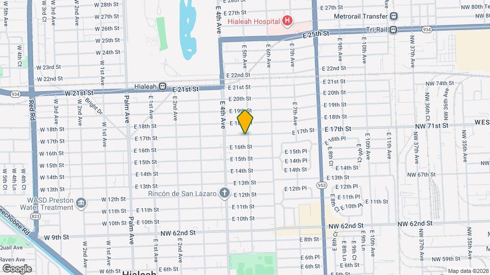 1690 E 5th Ave Map and Location Details