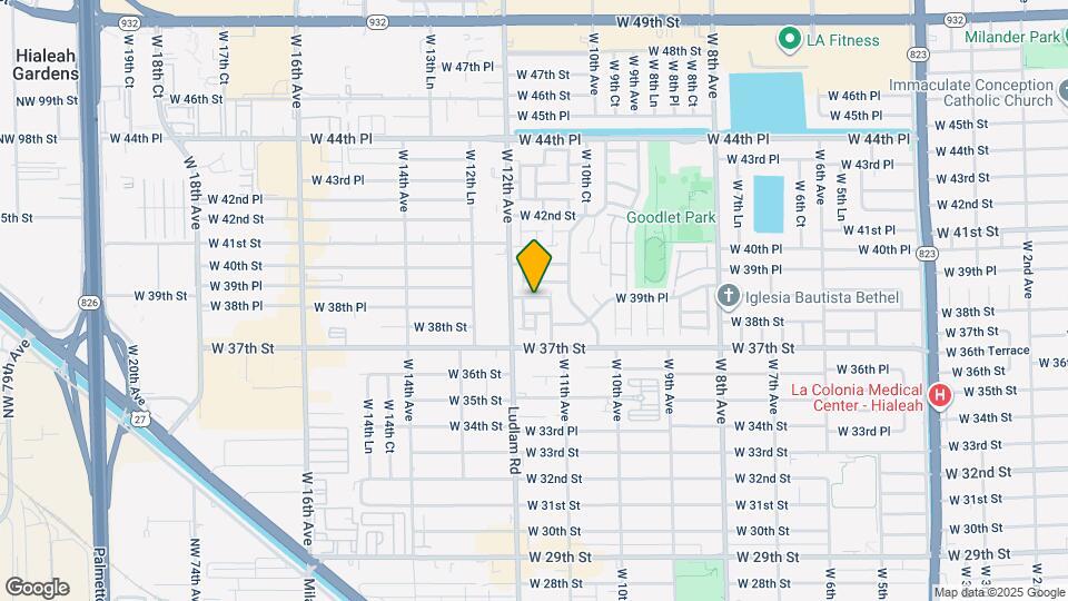 3900 W 11th Ave Map and Location Details