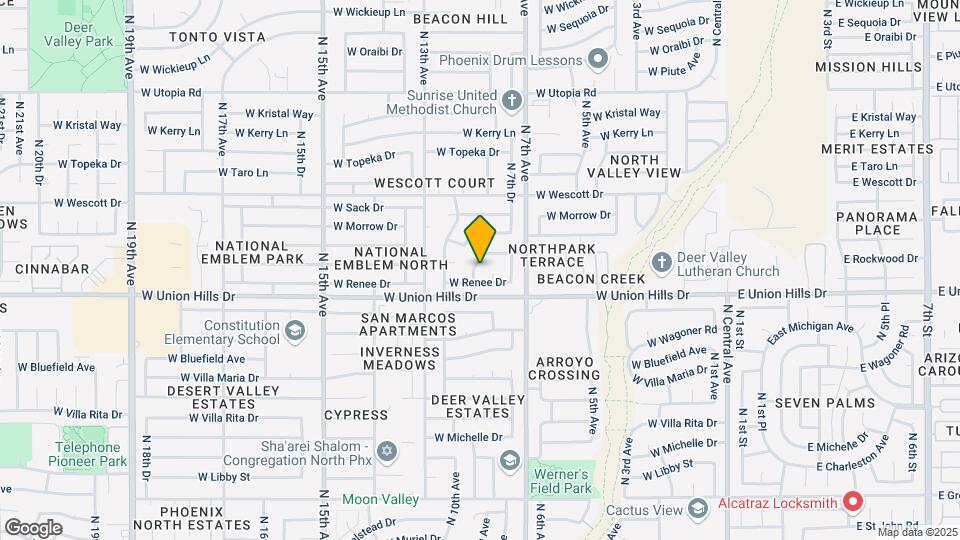 18629 N 10th Ave Map and Location Details