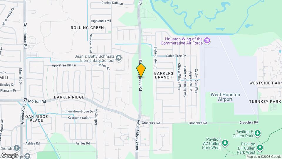 3450 Barker Cypress Rd Map and Location Details