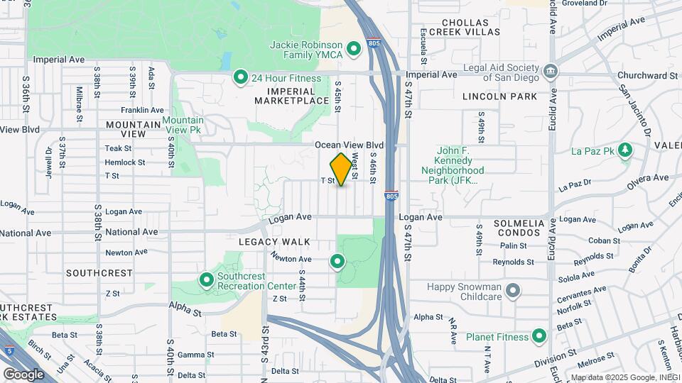 729 S 45th St Map and Location Details