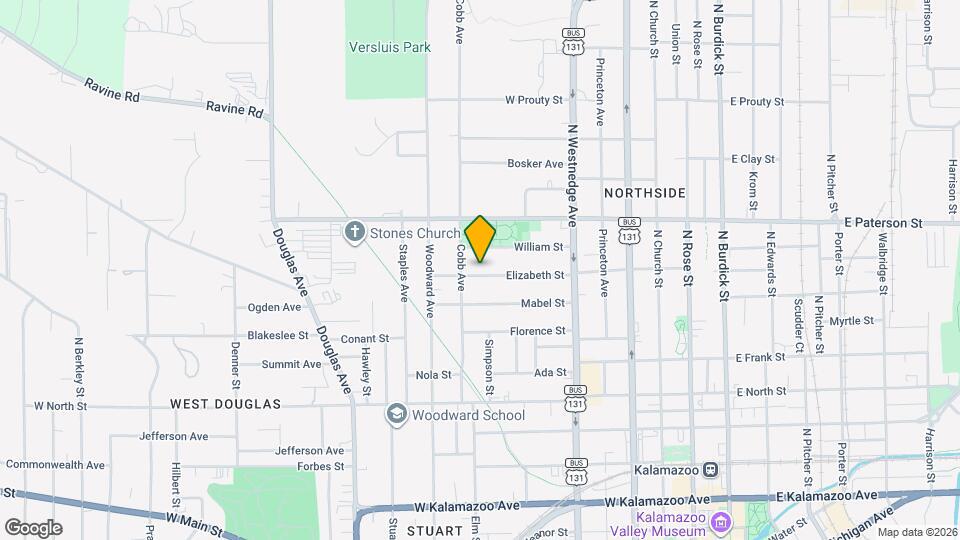 708 Elizabeth St Map and Location Details