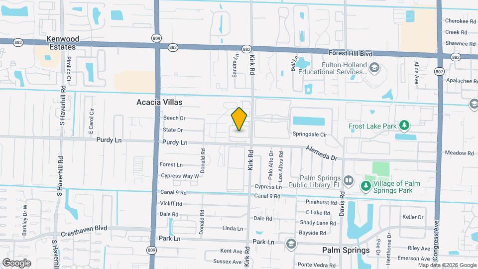 Coronado Springs Apartments Map and Location Details