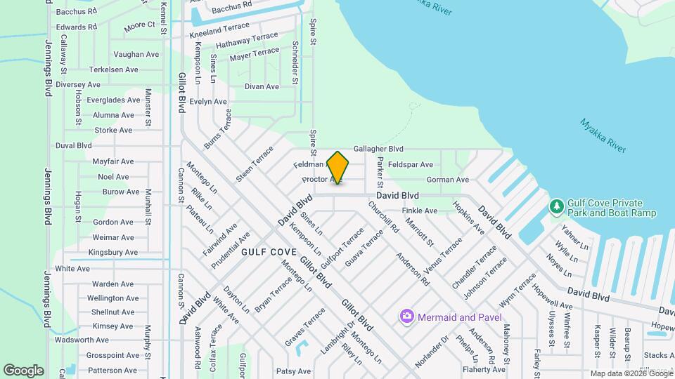 6099 David Blvd Map and Location Details