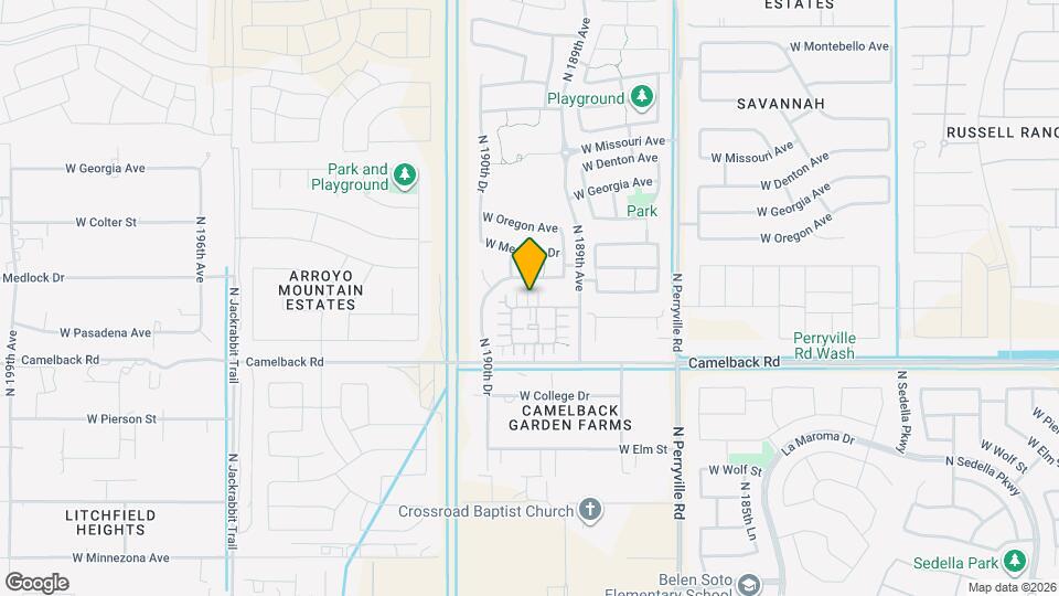 18952 W Reade Ave Map and Location Details