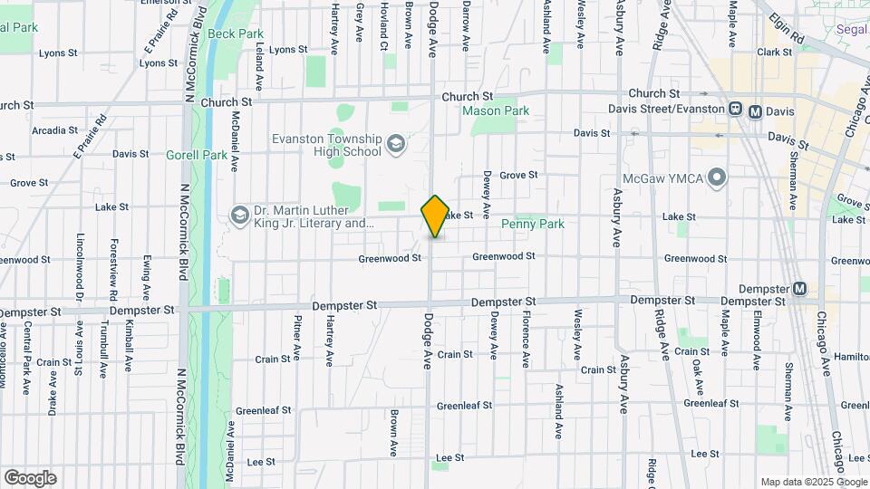 1409 Dodge Ave Map and Location Details