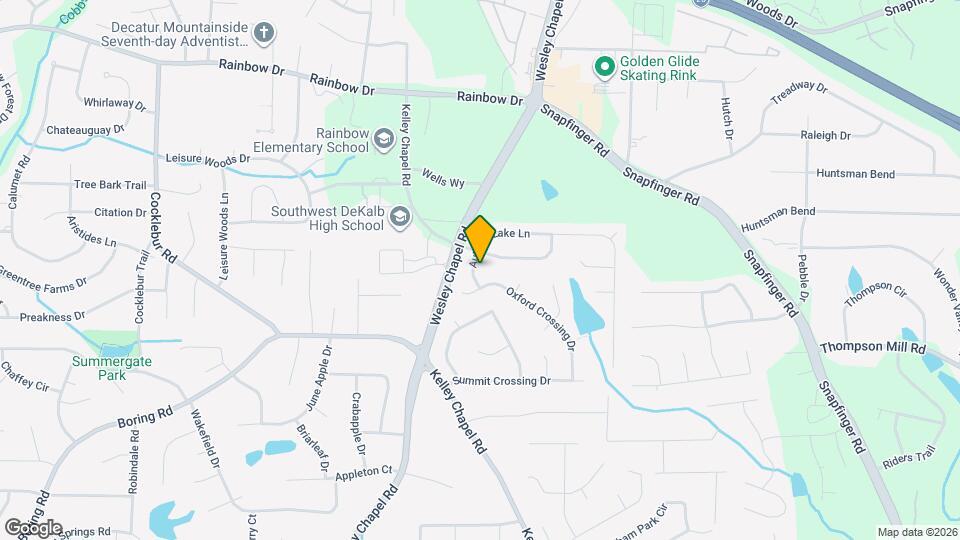 2880 Autumn Lake Ln Map and Location Details