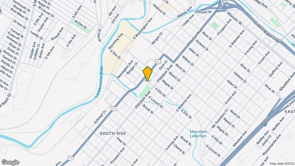 416 E Elm St Map and Location Details