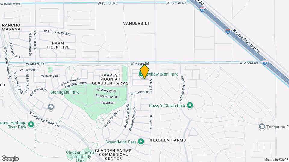 11071 W Willow Field Dr Map and Location Details