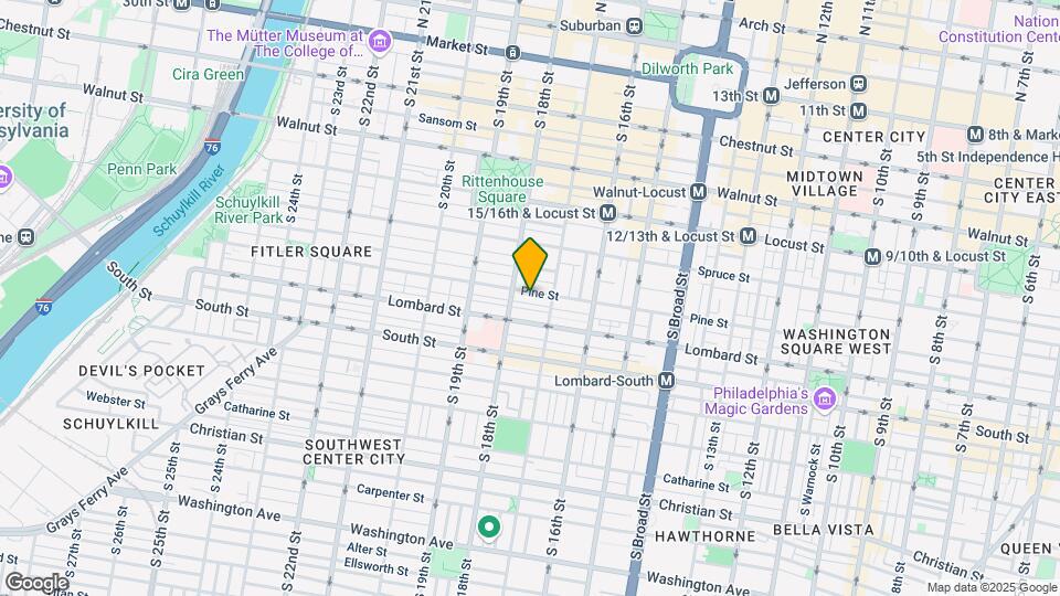 1720 Pine St Mapa y Detalles de la Ubicación