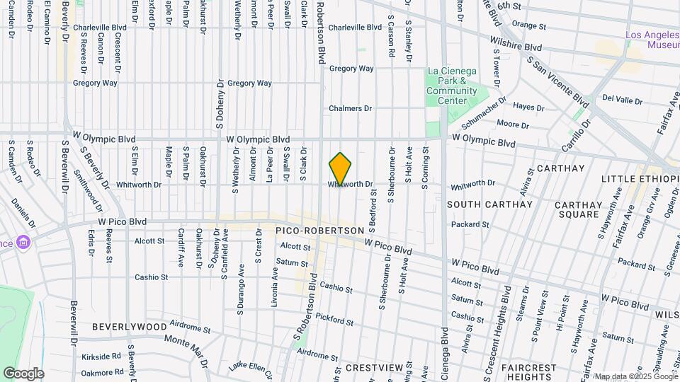 1110 S Wooster St Map and Location Details