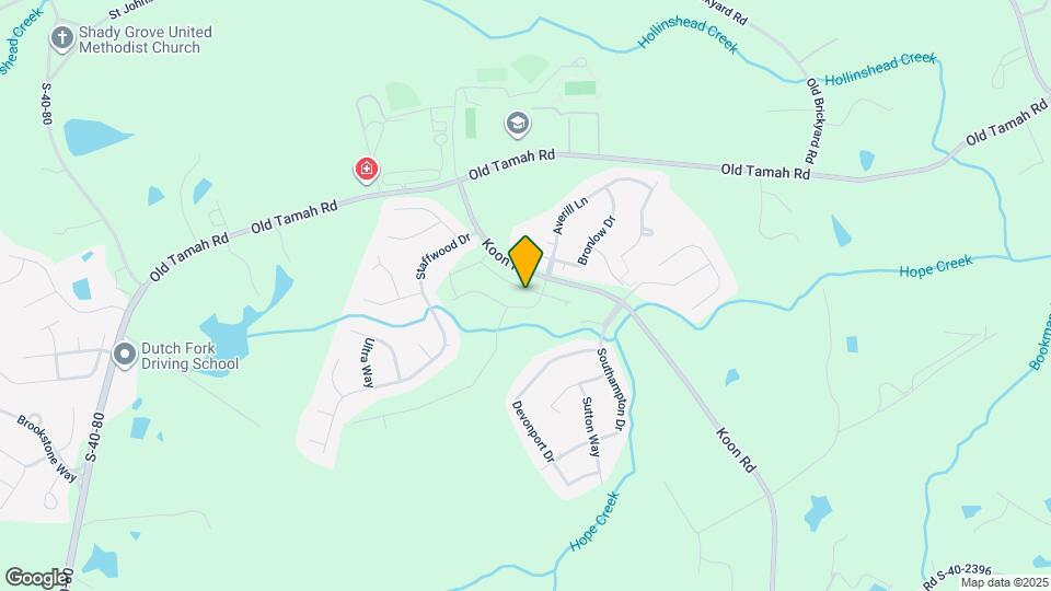 552 Glenmanor Dr Map and Location Details