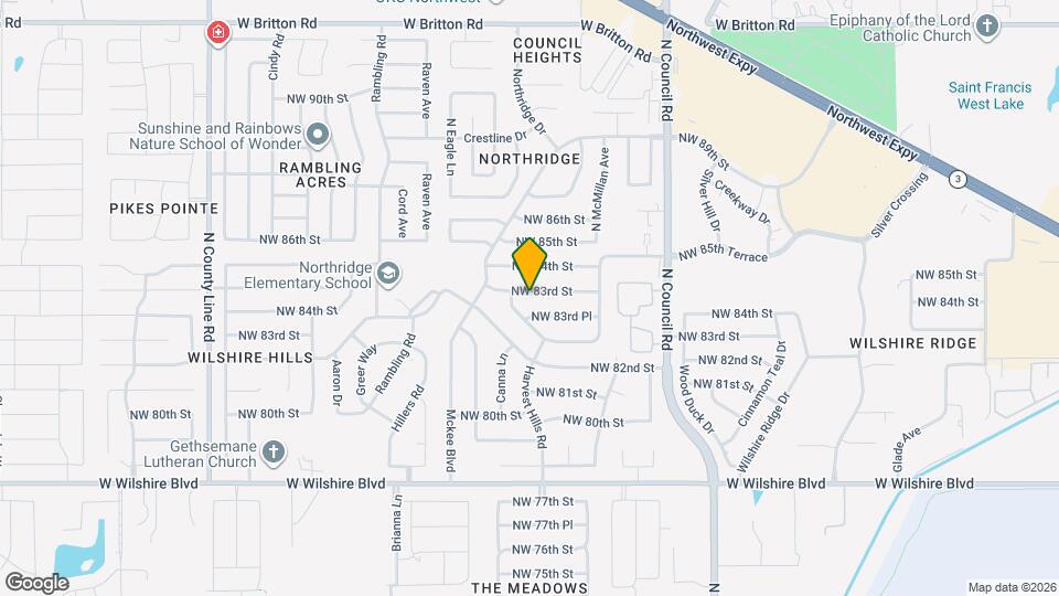 8304 NW 83rd St Map and Location Details