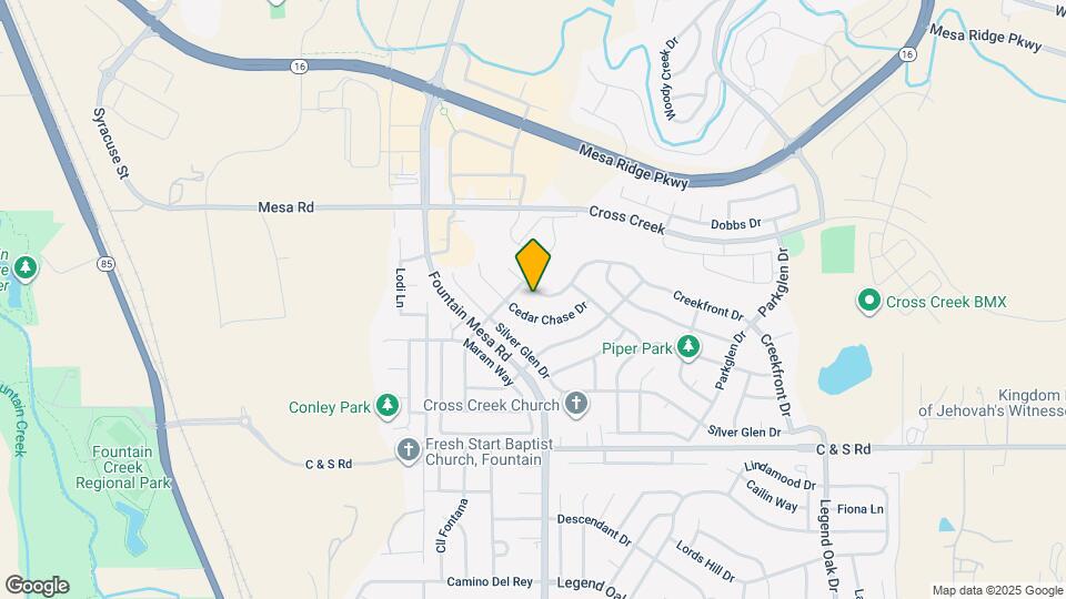 7011 Creekfront Dr Map and Location Details