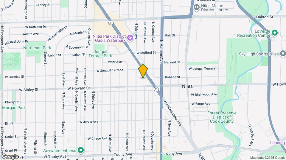 7632.5 N Milwaukee Ave Map and Location Details