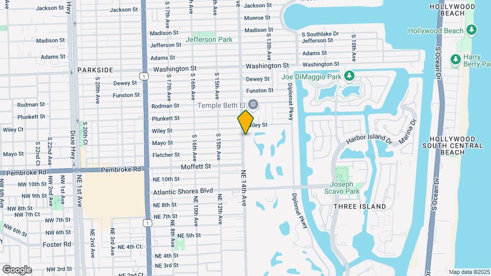 1431 S 14th Ave, Unit 206 Mapa y Detalles de la Ubicación