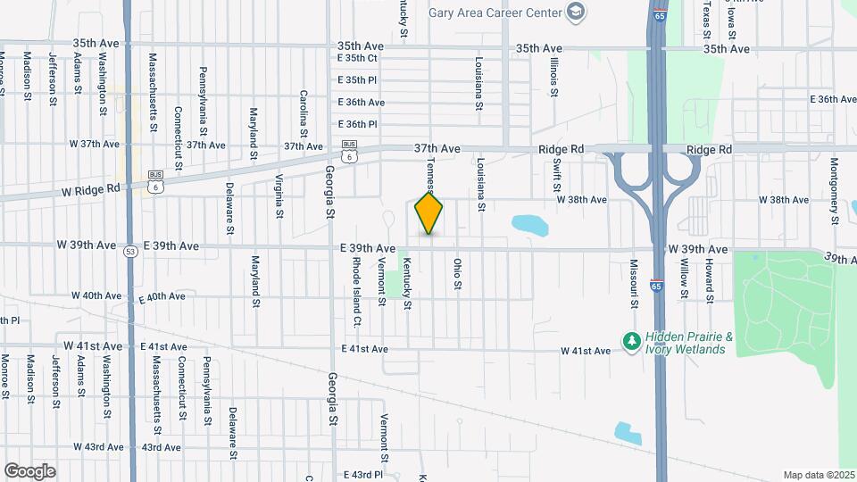 1134 E 39th Ave Map and Location Details