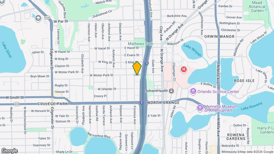 108 E Winter Park St Map and Location Details