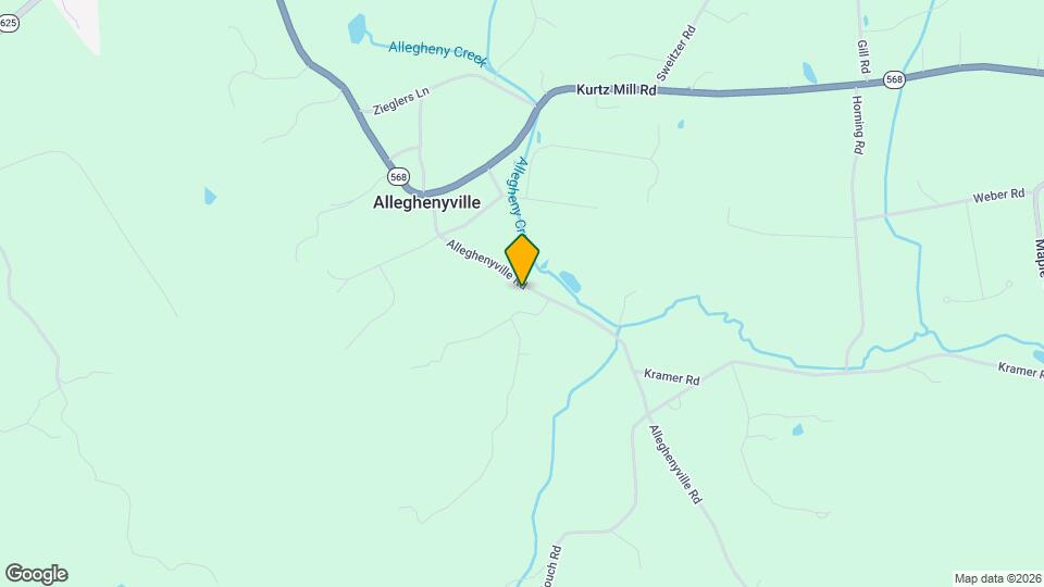 1104 Alleghenyville Rd Mapa y Detalles de la Ubicación