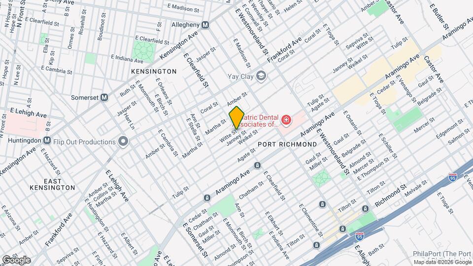 2224 E Clearfield St Map and Location Details