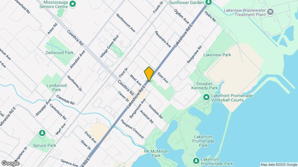 760-760 Lakeshore Rd E Map and Location Details