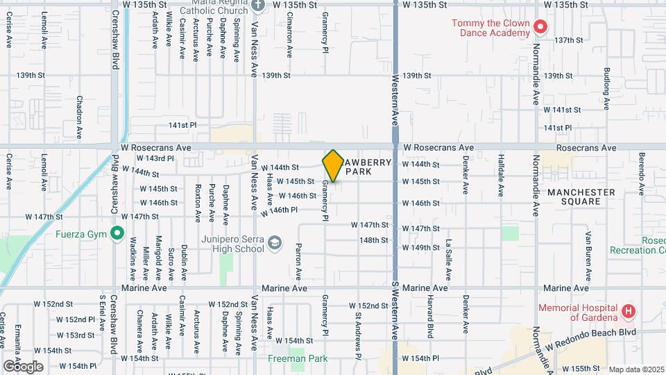1946 W 145 St Map and Location Details